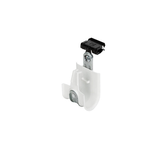 Cablofil CJ16HPHOK24 | 1" Plastic Coated J-Hook with Latch and Knock-on Beam Clip 1/8-1/4"