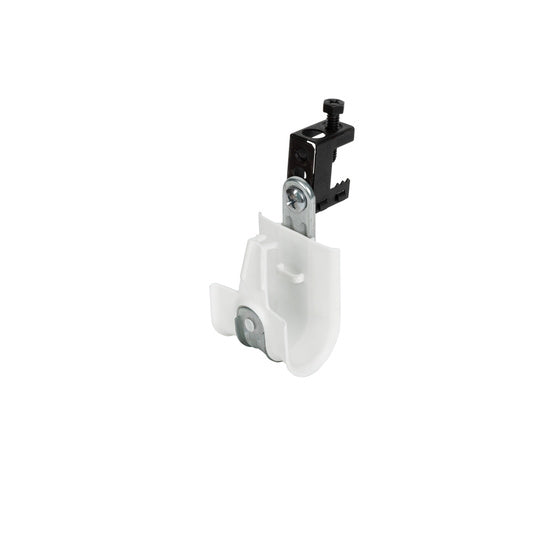Cablofil CJ16HPSSBC | 1" Plastic Coated J-Hook with Latch and Screw on Beam Clip 1/8-1/2"