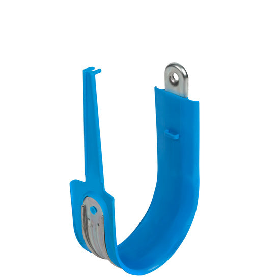 Cablofil CJ64HPBU | 4" Basic Blue Plastic Coated J-Hook with Latch