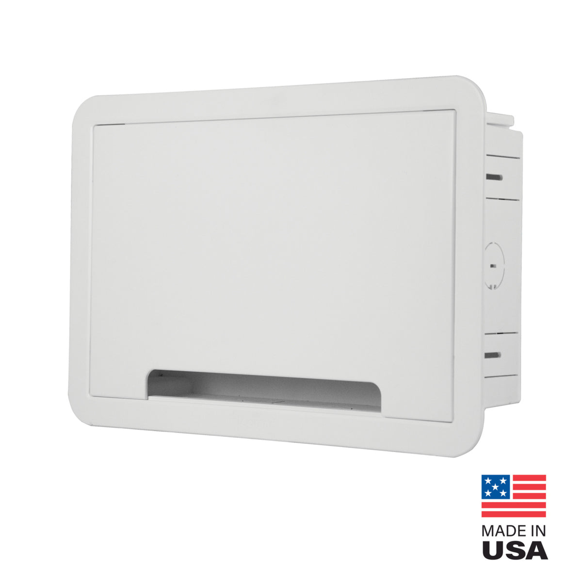 Legrand ENP0900NA | Dual-Purpose In-Wall Enclosure, 0.1 in. Thk Body, White, Matte, Plastic