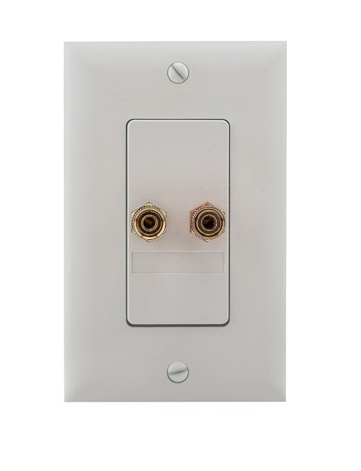 Legrand F9006-WH-V1 | Home Theater Single Speaker Connection Kit, White