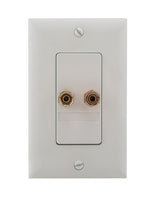Legrand F9006-WH-V1 | Home Theater Single Speaker Connection Kit, White