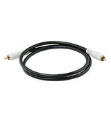 Legrand AC2103BK | Subwoofer Cable, Universal-1, In-Wall, 3?Length, CMG/CL2/FT4 Jacket, Gold Plated Connector, Black