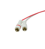 Legrand AC2206BK | Audio/Video Cable, Universal-2, In-Wall, 28 AWG, 6?Length, CL2 Jacket, Gold Plated Connector, Black
