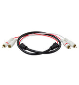 Legrand AC2206BK | Audio/Video Cable, Universal-2, In-Wall, 28 AWG, 6?Length, CL2 Jacket, Gold Plated Connector, Black