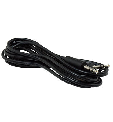 Legrand AC2606BK | Audio/Video Cable, 28 AWG, 6?Length, 3.5 MM Stereo Male/Male Adapter, CMG/CL2/FT4 Jacket, Nickel Plated Connector, Black