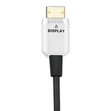 Legrand AC2F50BK | HDMI Cable, Type A 19-Pin to Type A 19-Pin, Active Optical, 30 AWG, 50 Meter Length, 18 Gbps, Gold Plated Connector, Plastic Optical Fiber, Black