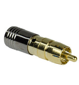 Legrand AC300450 | Plug, RG6U/Quad Shield RCA, 2.9" Width x 2.9" Depth x 5.56" Height, Nickel Plated Brass, For Cable, 10 per Pack