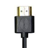 Legrand AC3MP1BK | 1m 18Gbps Premium Certified Slim Line HDMI Cables with Ethernet, Black