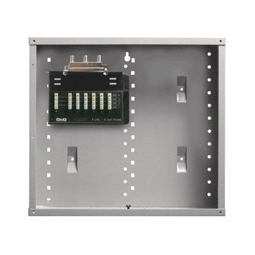 Legrand EN1022 | Combo Kit, 14.3" Width x 3.7" Depth x 14.1" Height, Powder Coated Cold Rolled Steel, White/Black, With 14" Enclosure/6x4 Basic Combination Module