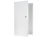 Legrand EN2050 | Enclosure, 14.25" Width x 3.6" Depth x 20" Height, 20 Gauge Cold Rolled Steel, Protective Powder Coated, Glossy White, With Hinged Cover