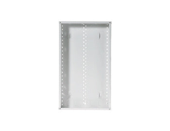Legrand EN2085 | Enclosure, 14.25" Width x 3.6" Depth x 20" Height, 20 Gauge Cold Rolled Steel, Protective Powder Coated, Glossy White, With Stackable Knockout
