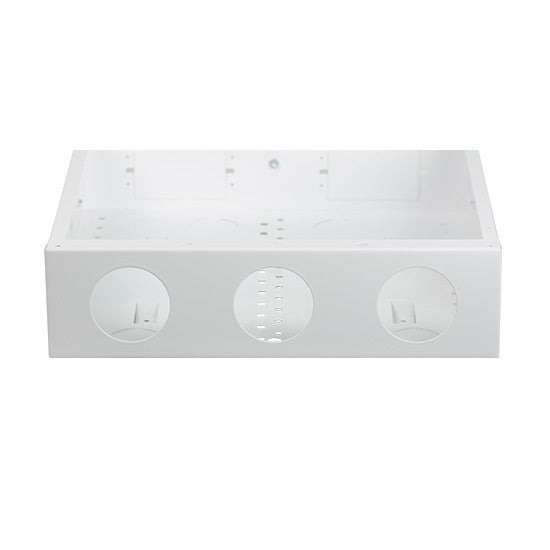 Legrand EN2880 | Enclosure, 14.25" Width x 3.6" Depth x 28" Height, 20 Gauge Cold Rolled Steel, Protective Powder Coated, Glossy White