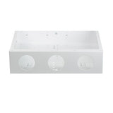 Legrand EN2880 | Enclosure, 14.25" Width x 3.6" Depth x 28" Height, 20 Gauge Cold Rolled Steel, Protective Powder Coated, Glossy White