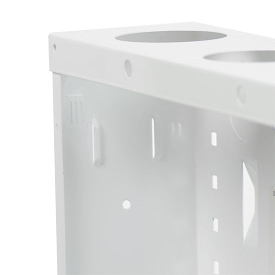 Legrand EN2880 | Enclosure, 14.25" Width x 3.6" Depth x 28" Height, 20 Gauge Cold Rolled Steel, Protective Powder Coated, Glossy White