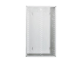 Legrand EN2885 | Enclosure, 14.25" Width x 3.6" Depth x 28" Height, 20 Gauge Cold Rolled Steel, Protective Powder Coated, Glossy White, With Stackable Knockout