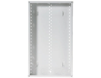 Legrand EN4285 | Enclosure, 14.25" Width x 3.6" Depth x 42" Height, 20 Gauge Cold Rolled Steel, Protective Powder Coated, Glossy White, With Stackable Knockout
