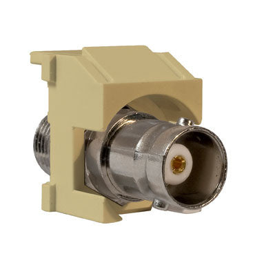 Legrand KSBNCI | Keystone Insert, Video, BNC to BNC, Ivory