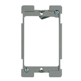 Legrand SLV1W | Electrical Box Bracket, Low Voltage, 1-Gang, Swing, 2.38" Width x 1.91" Depth x 4.2" Height, Cast Alloy, For Retrofit with Quick/Click Technology
