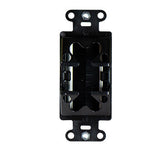 Legrand WP1014BKV1 | Cable Access strap with Wall Plate (Consumer Pkg), Black