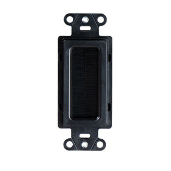 Legrand WP1014BKV1 | Cable Access strap with Wall Plate (Consumer Pkg), Black