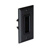 Legrand WP1014BKV1 | Cable Access strap with Wall Plate (Consumer Pkg), Black