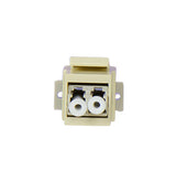 Legrand WP1210IV | Keystone Insert, MT-RJ Multi-Mode Fiber Female-to-Female Coupler, 0.7" Length x 4" Width x 6" Height, Ivory
