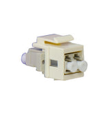 Legrand WP1210LA | Keystone Insert, MT-RJ Multi-Mode Fiber Female-to-Female Coupler, 0.7" Length x 4" Width x 6" Height, Light Almond