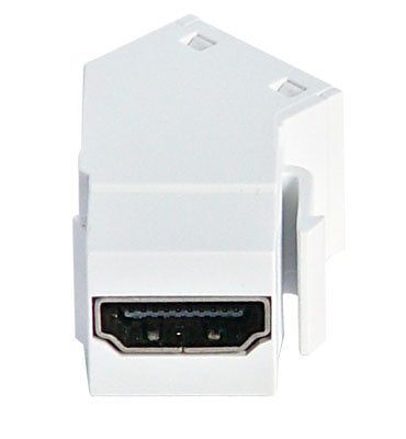 Legrand WP1234BK | Keystone Insert, HDMI Coupler, 1.55" Width x 0.89" Depth x 0.638" Height, High Impact Plastic, Black