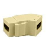Legrand WP1234IV | Keystone Insert, HDMI Coupler, 1.55" Width x 0.89" Depth x 0.638" Height, High Impact Plastic, Ivory