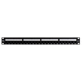 Legrand WP246A | Patch Panel, Rack Mount, Cat 6A, 24-Port, 19" Width x 3" Depth x 1.75" Height, Steel/Plastic/Aluminum