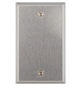 Legrand WP3400SS | 1-Gang Blank Wall Plate, Stainless Steel