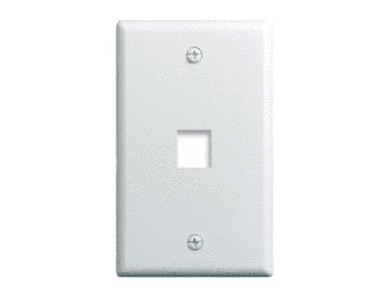 Legrand WP3401WH | 1G Wall Plate 1-Port WH (M10)