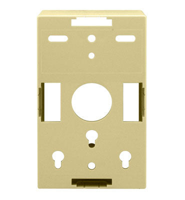 Legrand WP3409IV | Surface Mount Box, 1-Gang, 2.75" Width x 1.9" Depth x 4.5" Height, High Impact Flame-Retardant Plastic, Ivory