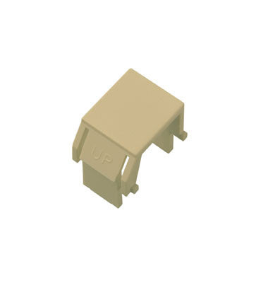 Legrand WP3455IV | Keystone Insert, Audio/Video, Blank, 0.87" Length x 0.67" Width x 0.79" Depth, ABS Plastic, Ivory, 10 per Pack