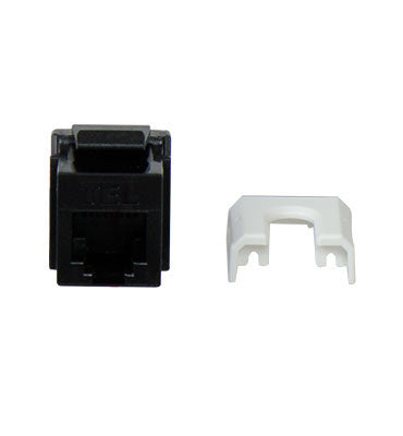 Legrand WP3473BK | Keystone Insert, Quick-Connect, Telephone, Cat 3, RJ25, 6P6C, 0.7" Length x 4" Width x 6" Height, ABS Plastic, Black