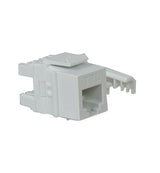 Legrand WP3473WH | Keystone Insert, Quick-Connect, Telephone, Cat 3, RJ25, 6P6C, 0.7" Length x 4" Width x 6" Height, ABS Plastic, White