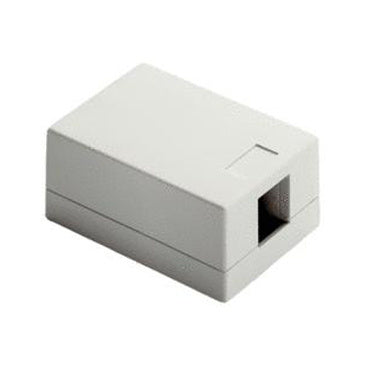 Legrand WP3501WH | Surface Mount Box, 1-Port, 1.8" Width x 1.2" Depth x 2.52" Height, High Impact Plastic, White