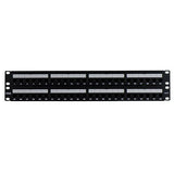 Legrand WP486A | Patch Panel, Rack Mount, Cat 6A, 48-Port, 19" Width x 3" Depth x 3.5" Height, Steel/Plastic/Aluminum