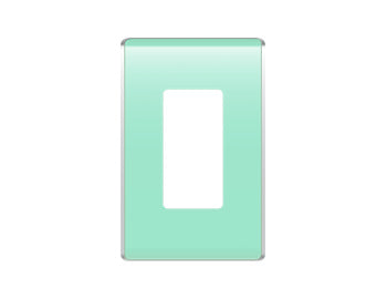 Legrand WP5001CZ | Studio Wallplate, Decorator, 1-Gang, 3.16" Width x 0.28" Depth x 4.97" Height, High Impact Flame-Retardant Plastic, Cozumel, With Screw