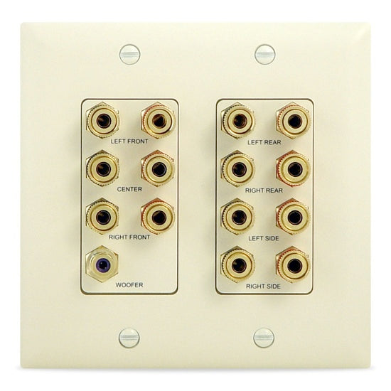 Legrand WP9009DMV1 | 7.1 Home Theater Connection Kit, Almond