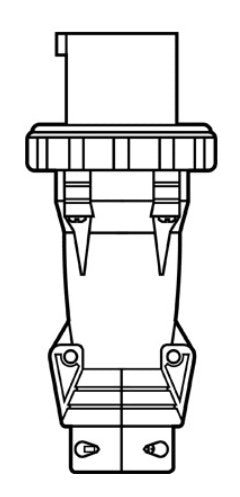 Legrand PS320P4W | Pin & Sleeve Plug, 2-Pole 3-Wire, 20A, 125V
