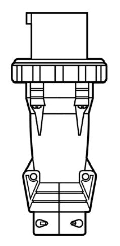 Legrand PS420P5W | Pin & Sleeve Plug, 3-Pole 4-Wire, 20A, 600V