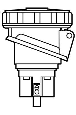 Legrand PS520R5W | Pin & Sleeve Watertight 20A 347 V/600 V Receptacle