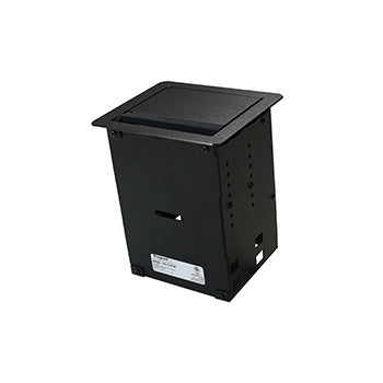 Legrand TB672AUBKF | Integreat A/V Table Box with USB, Field-Wired, Black