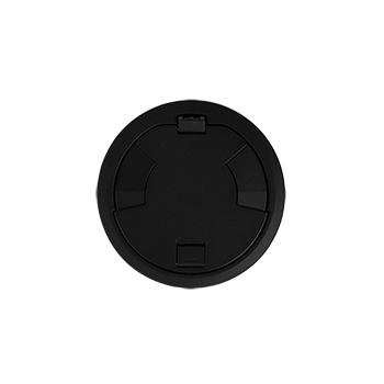 Legrand 8ATC2PBK | 8AT Prewired Evolution Poke Thru Device, Surface Style Cover, Black