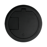 Legrand CRFBBTCBK | Floor Box Cover, Aluminum, Black