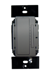 Legrand LC2102NI | RF Dimmer, In-Wall, 2-Wire, Incandescent, Standard Electrical Box Mount, 120 Volt AC, 900 Megahertz, 3.03" Width x 4.8" Depth x 2.48" Height, Nickel