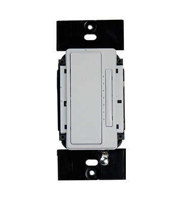 Legrand LC2103WH | RF Dimmer, In-Wall, Remote, Standard Electrical Box Mount, 120 Volt AC, 900 Megahertz, 3.03" Width x 4.8" Depth x 2.48" Height, White