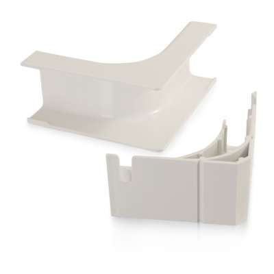 Legrand 16110 | Wiremold Uniduct 2900 Bend Radius Compliant Internal Elbow - Fog White (TAA Compliant)